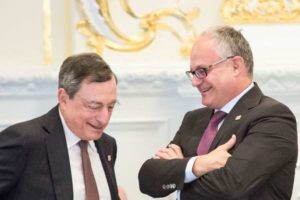 Roberto Gualtieri e Mario Draghi