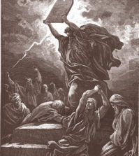 Mosè riceve le Tavole della Legge