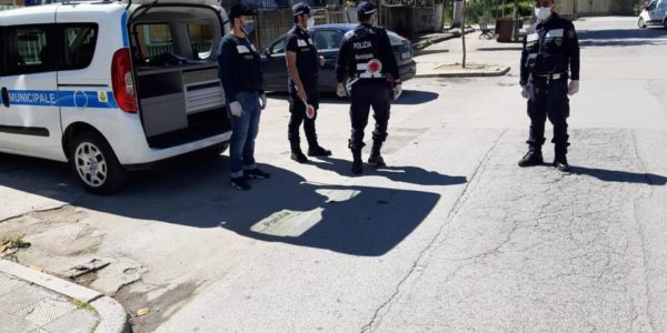 posto di blocco vigili